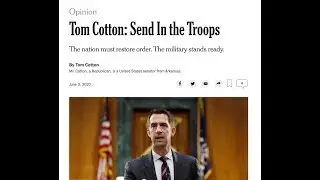 NYT Staffers Slam Paper For Publishing Senator's 'Send In The Troops' Op-Ed - Today News