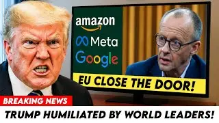 Trump Threatens EU with Tariffs Over Digital Tax, Macron and Merz Vow Retaliation