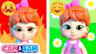 Let's Count to Three 😠 Sharing My Emotions + More Nursery Rhymes & Kids Songs | Cam & Sam