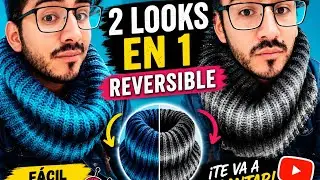 Cuello Doble vista reversible Dos Agujas/Leonardo Valencia