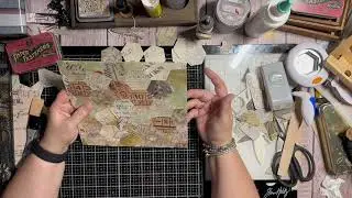 Saturday Scrapbusting Video 4 - Hexagon Paper Masterboar Inspired by Seven Plaza