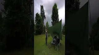 Dallas Sun Solo Camping and Cooking Food in forest #341 #shorts #shortsfeed  #reels #shortvideo