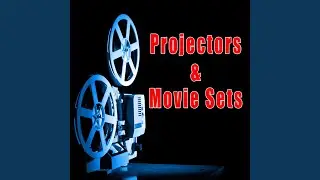 Antique 1900 Film Projector with Manual Crank Starts, Runs Fast & Stops