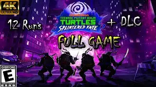 TMNT: Splintered Fate + Junkyard Jam DLC - Full Playthrough (New Game to Splinter's Rescue) 12 Runs