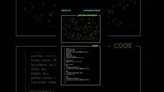 CSS PARTICLE ANIMATION EFFECT | HTML | JAVASCRIPT | #coding #csscoding #python coder #webdesigns