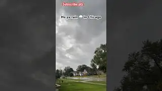 Heavy rain 🌧️ in Chicago #chicago #usa #weatherreport #rain #youtubeshorts #thunderstorm
