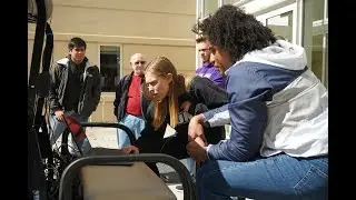 JMU students develop autonomous vehicle for the elderly