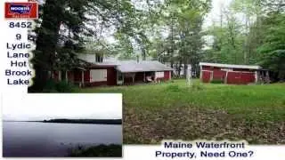 SOLD | Maine Real Estate Listings | Waterfront Property On Hot Brook Lake MOOERS #8452