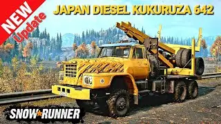 New Update JAPAN DIESEL KUKURUZA 642 Truck Mods In SnowRunner @TIKUS19