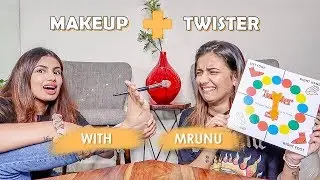 TWISTER MAKEUP CHALLENGE ft. MRUNU | Aashna Hegde