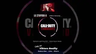 LG 27GP950 LED Sphere 2.0 Call of Duty Viktors Reality #shorts