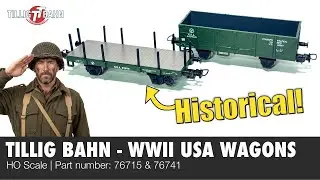Армия США &mdash; вагоны Второй мировой войны от Tillig Bahn | Обзор модели железной дороги в масштабе ...
