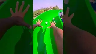 Bella ciao паркур воздушный шар испытание водная горка вид от первого лица