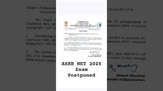 #ASRB #NET #2025 #Exam #Postponed. #agriculture #phd #scientist #ARS #assistantprofessor