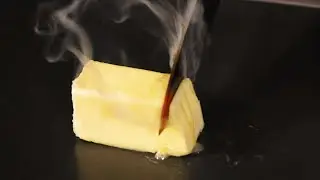 1000 Degree Hot knife vs Frozen butter