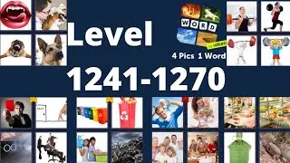 4 Pics 1 Word  Level 1241-1270 All  Answers (iOS - Android )