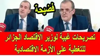 تصريحات غبية و مضحكة لوزير الاقتصاد الجزائري للتغطية على الأزمة الاقتصادية بالجزائر
