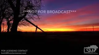 1-19-18 Minco Okla sunset timelapse-amazing