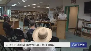 City of Odem holds town hall meeting