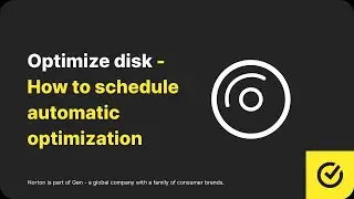 How to schedule automatic disk optimization