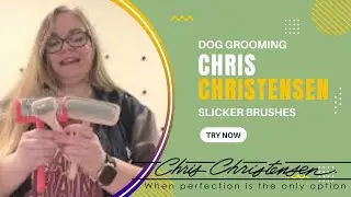 Chris Christensen Dog Grooming Slicker Brush Unboxing & Review!