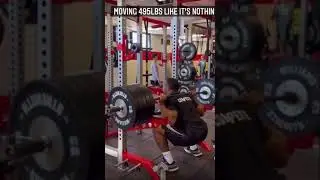 Nick Chubb Reps 495 Like it&rsquo;s Nothing in the Squat