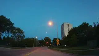4K Dash Cam - Milwaukee Wisconsin - Bayview - High Rise And Side Streets At Sunset - June 10th 2024