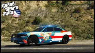 GTA 5 ROLEPLAY - MOST AMERICAN DODGE CHARGER COP CAR EVER!! - EP. 986 - AFG -  LEO