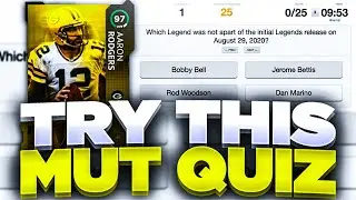I BET YOU CANT SCORE 100% ON THIS MUT 21 QUIZ...!