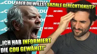 CDU WÄHLER BRINGT LINKEN @DerDaraUncut IN DEBATTE ZUM LACHEN!!