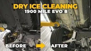 Dry Ice Cleaning My 1900 Mile Beater Evo 8