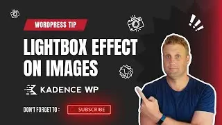 How to enable Lightbox for Kadence Image Adv Block