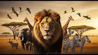 African Animals & Birds in the Wild 🌍#wildlifeentertainment #jungleanimals