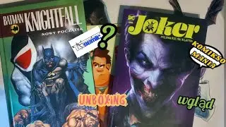 Unboxing Knightfall tom 5 Batman Nowy początek co z TM-SEMIC? Joker Egmont Komiks DC i Disney wglad