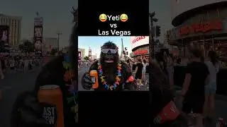 Yeti vs Las Vegas😂 #lasvegas #yeti #hangover #funny #viralvideo