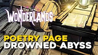 Tiny Tina's Wonderlands All Poetry Page Locations In Drowned Abyss