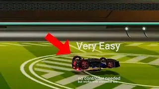 How to keep your car upside down easily! | Rocket league Sideswipe