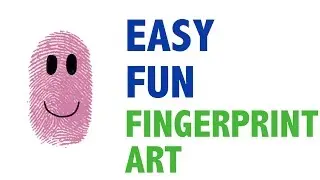 How To Make Easy Fingerprint Art for Kids