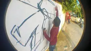 Graffiti at DELHI METRO ! Dwarka sector 10 | @yogi.graffiti