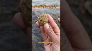 Incredible Gold stone Discovery on the riverbank You won't believe🕵😍 Worth millions🤑?#shortsfeed