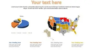 PowerPoint USA map template
