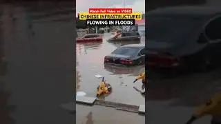MASSIVE FLOODS IN CHINA #flood #china #chinacrisis #chinafloods #chinacollapse #geopolitics