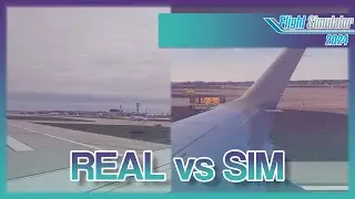 Real Life vs Sim ERJ 170 Departure from Chicago - MSFS 2024