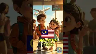 🇲🇾 Travel Malaysia Song for Kids | Explore Malaysia in 1 Minute! | Kids Travel Song 🇲🇾✨ #kidssongs