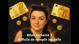 Bilan semaine 1 - Rien se passe comme prévus - méthode des enveloppes #enveloppesbudget
