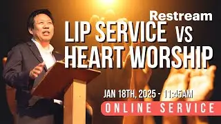 Let Service vs Heart Worship - SPECC Sunday Service - Pdt. Yohanes Onlyson Tjajadi