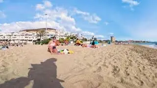 360&deg; VR Walking Tour of Las Vistas Beach, Tenerife | Relaxing 4K Virtual Walk