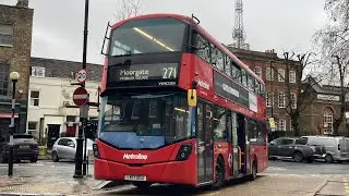 FRV. Metroline Route 271. Moorgate, Finsbury Square - Highgate Village. Gemini 3 VWH2304 (LK17 DGU)