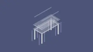 Tutorial creacion de GIF utilizando photoshop de Mesa modelada en Rhino