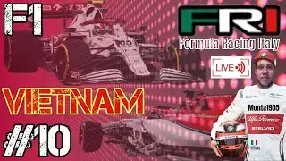 LIVE: F1 2020 Online Championship: DISASTRO! Formula racing Italy F1 - 50% race - Vietnam GP